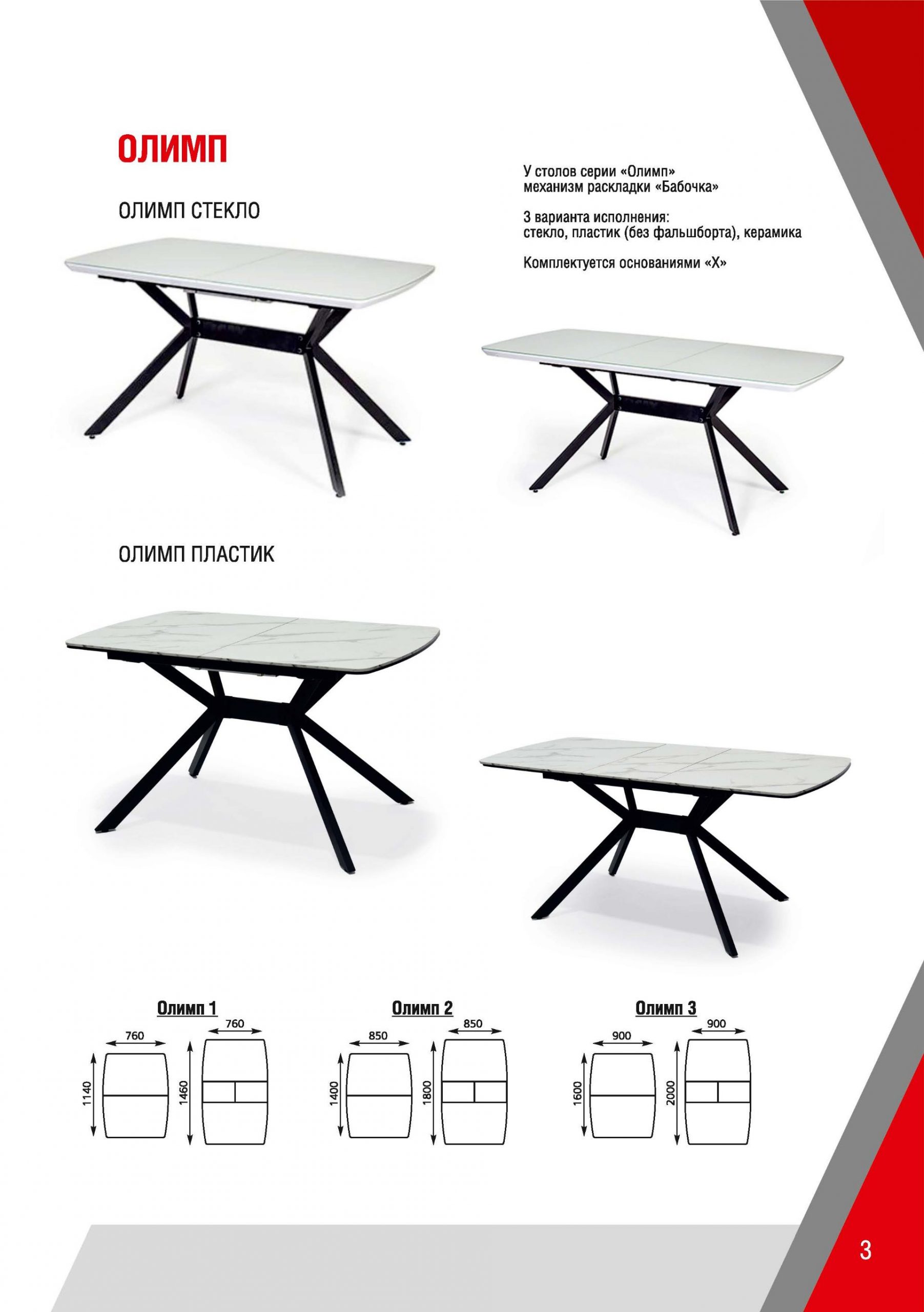 Ваша мебель стол Олимп 1